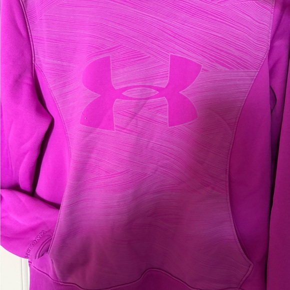 Under Armour fuchsia hoodie cold gear storm women’s size XL - Picture 2 of 6
